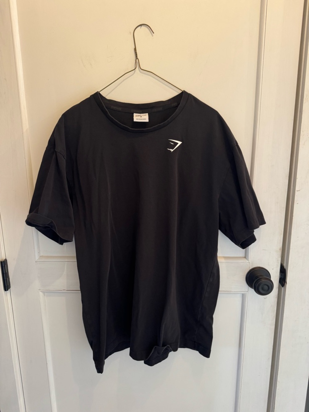 Men’s Gymshark Black Short Sleeve Athletic Tee